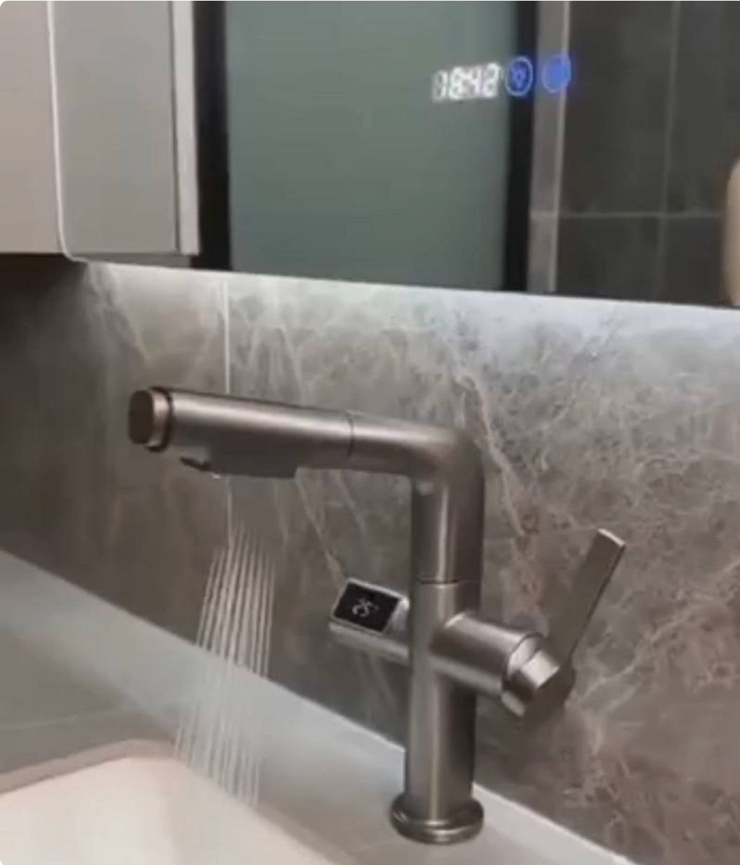 شیر روشویی مانیتوردارآسانسوری هوادیاو